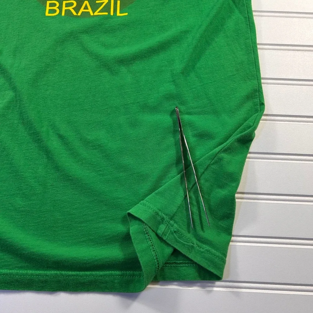 FLAWED Roots of Fight Machida Karate Brazil Graphic T-Shirt Men Medium Green MMA - Picture 6 of 10